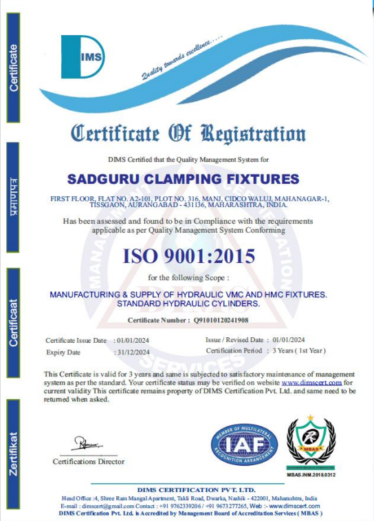 ISO Certificate